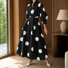 Black Polka Dots