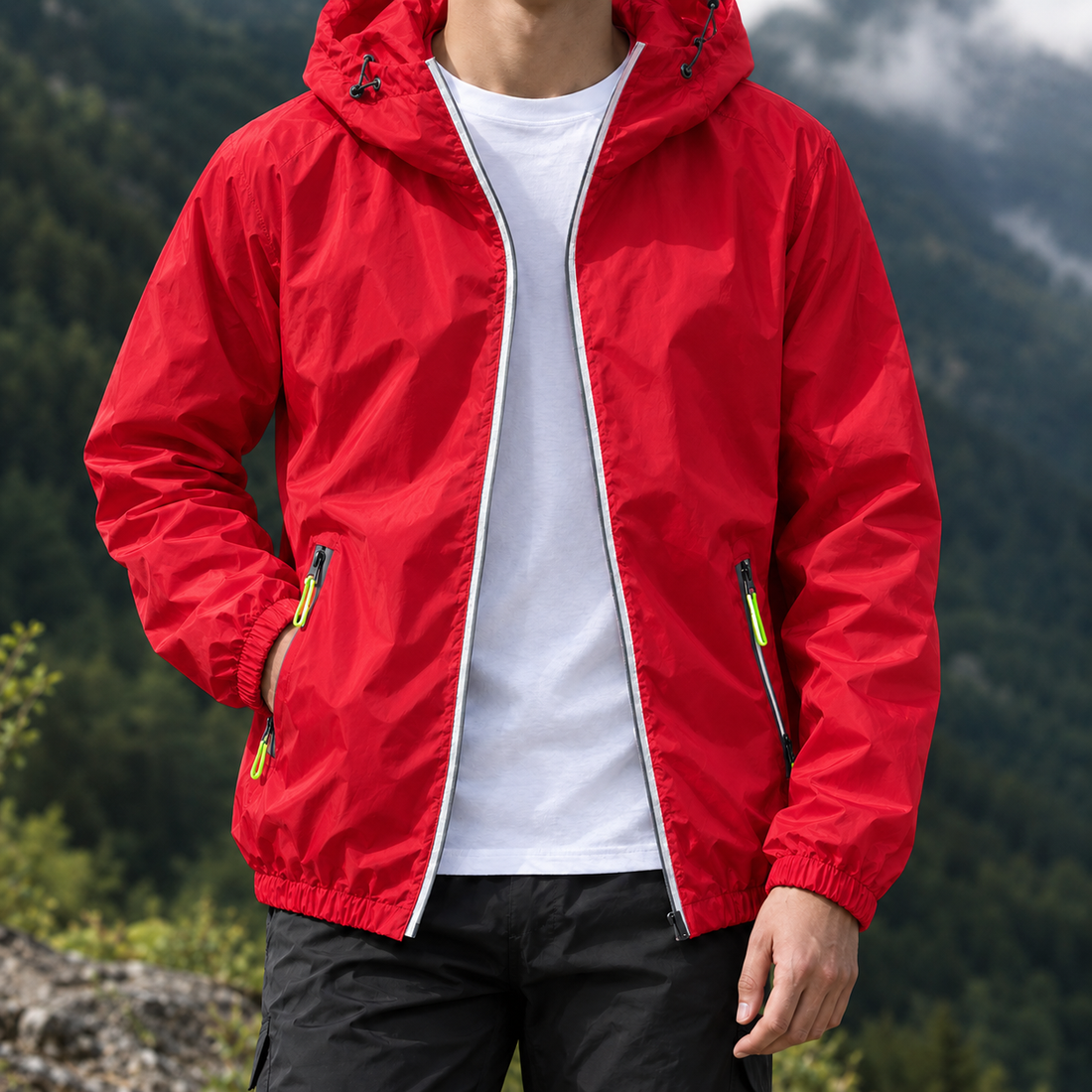 Jack Reflective Jacket - Reflective Red
