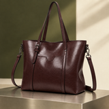 Ancona Convertible Tote Bag - Dark Brown