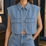 Gabrielle Utility Top - Royal Blue
