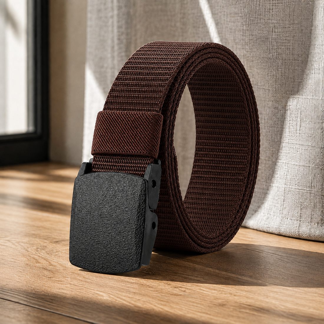 Vignola Webbed Belt - Brown
