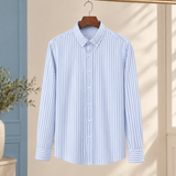 Gregoire Striped Shirt - Light Blue White