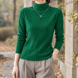 Cecilia-Louise Textured Top - Emerald