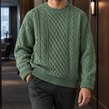 Green Crew Neck