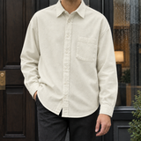 Giles-Scott Relaxed Shirt - Cream