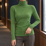 Grace-Hope Slim Turtleneck - Green