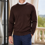 Wesley Fine Knit Sweater - Brown