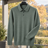 August-Reid Wool Sweater - Bean Green