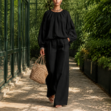 Perla-Elise Breezy Set - Black