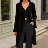 Alba-Faye V Neck Sweater - Black