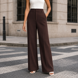Rosalie-Faye Wide Leg Pants - Brown