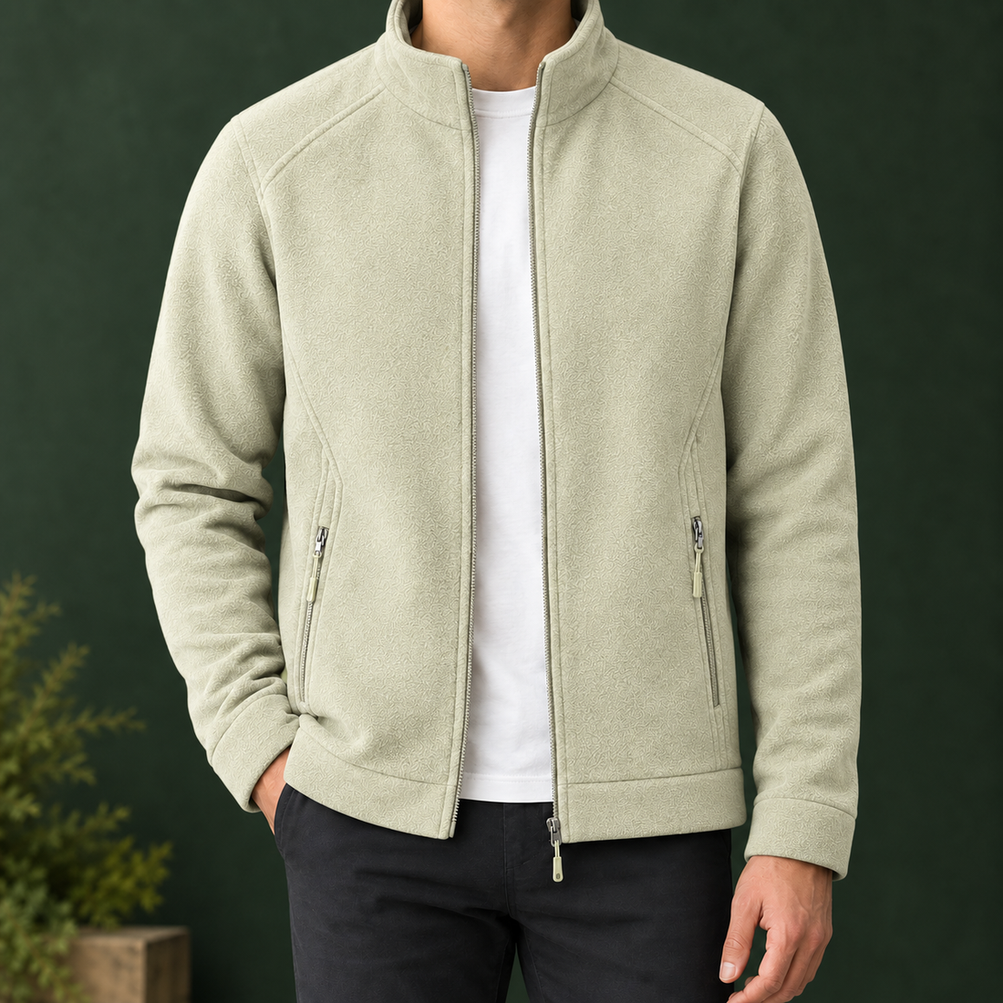 Holden-Lane Fleece Jacket - Bean Green