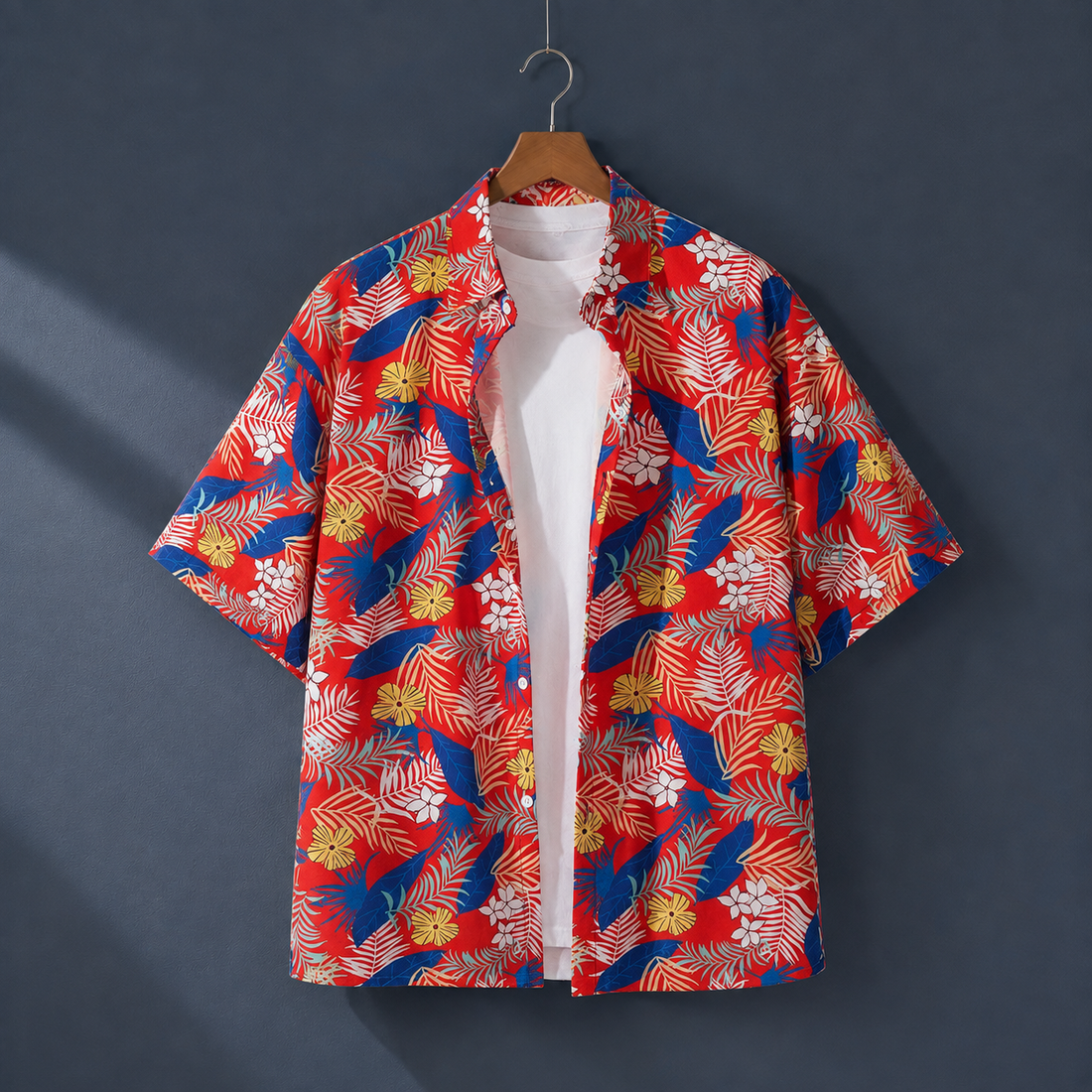 Emeric Hawaiian Shirt - Red