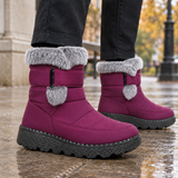 Caselli-Capri Quilted Boots - Purple