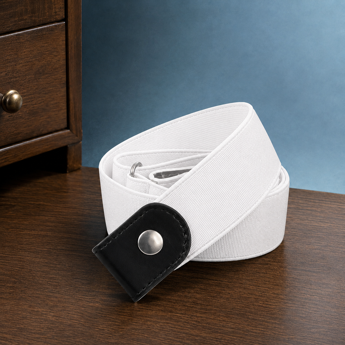 Altieri Elastic Belt - White