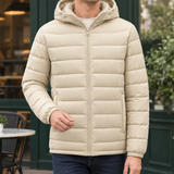 Byron-Wren Quilted Jacket - Light Porcelain Rice