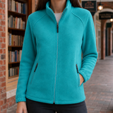 Maylis Stand Collar Jacket - Peacock Green