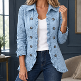Charlotte-Rae Embroidered Jacket - Blue