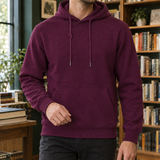 Damian-Cole Hooded Hoodie - Burgundy