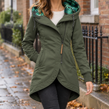 Heidi-Louise Hooded Jacket - Military Green