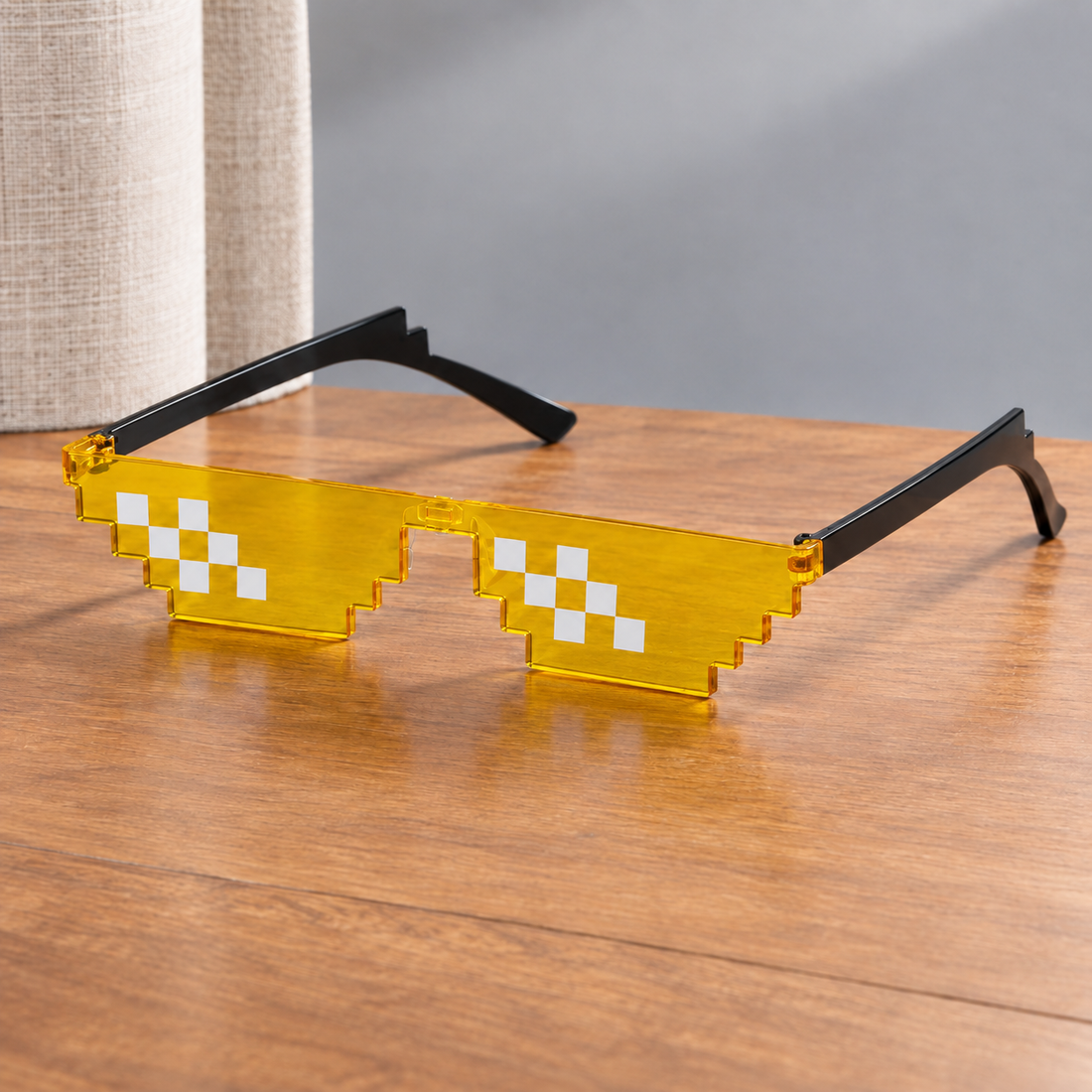 Godfrey Pixel Sunglasses - Yellow