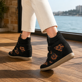 Silvestri Wedge Sneakers - Leopard