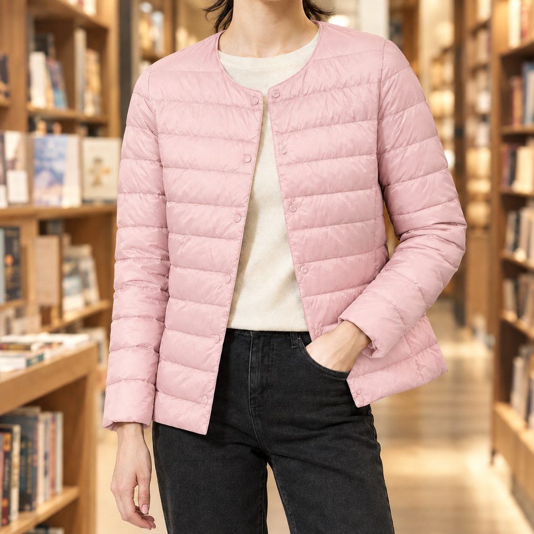 Eva-Hope Quilted Jacket - Pink