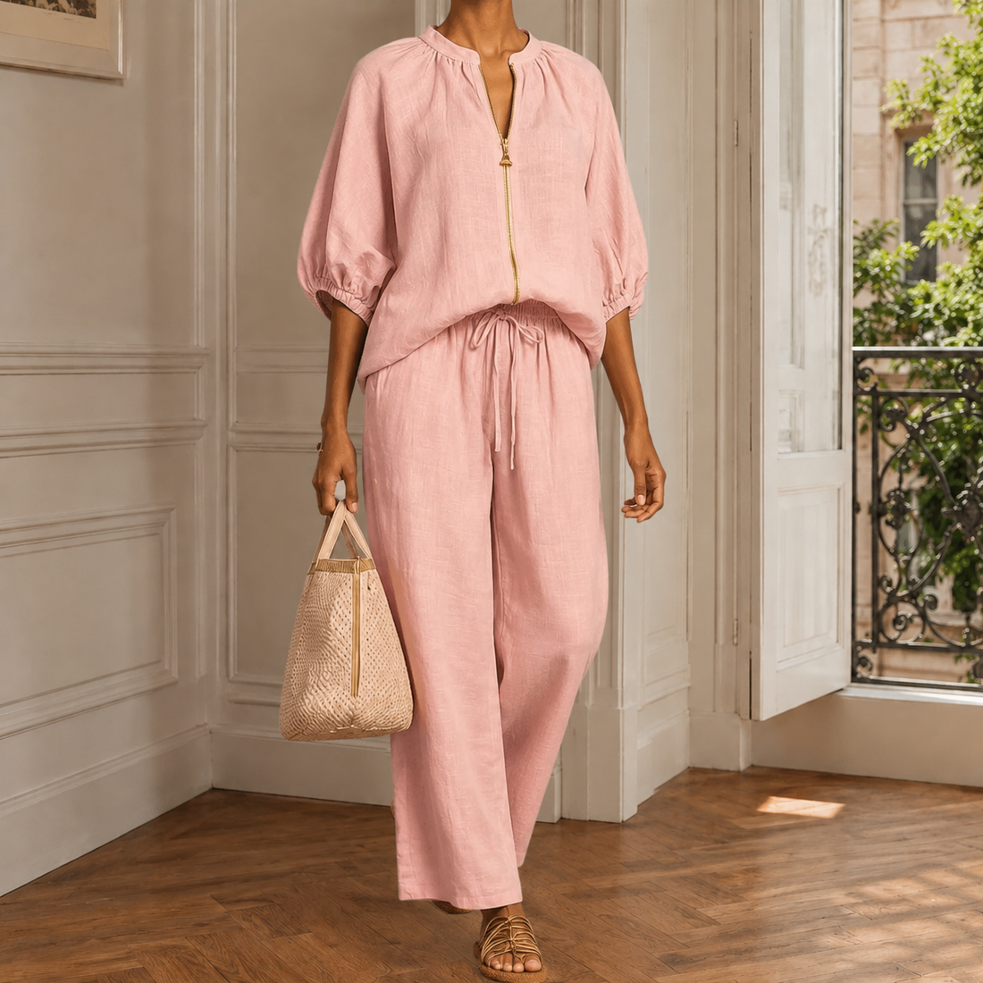 Penelope-Skye Relaxed Set - Pink