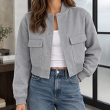 Rebecca Utility Jacket - Slate Gray