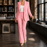 Aimee-Faye Tailored Set - Pink
