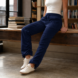 Simone-Louise Ruched Pants - Mood Indigo