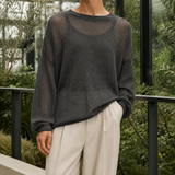 Orion Cashmere Sweater - Dark Gray