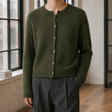 Jasper Silk Cashmere Sweater - Deep Green