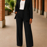 Elena-Rose Tailored Suit - Black