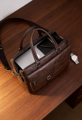Zurich Leather Briefcase Bag