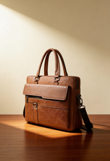 Zurich Leather Briefcase Bag