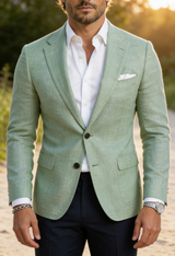 Miami Slim Fit Linen Blazer