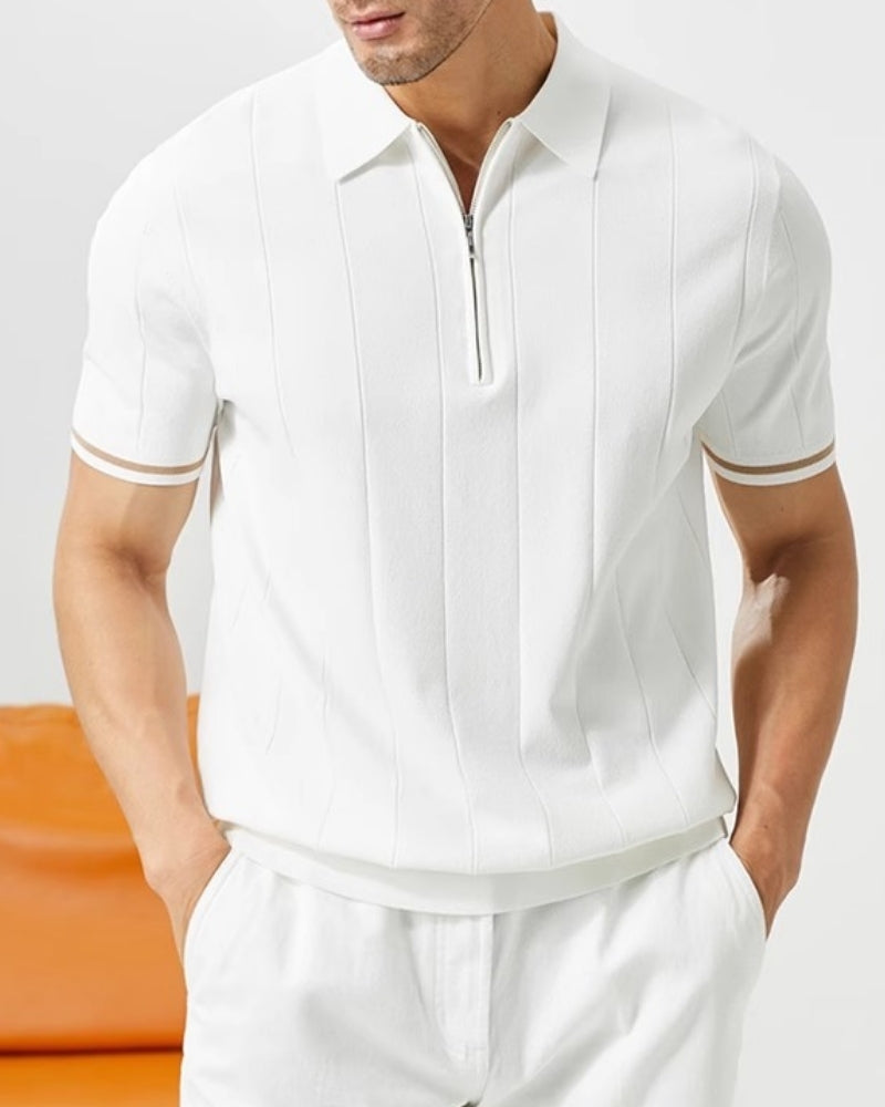 Oviedo Ribbed Polo Shirt