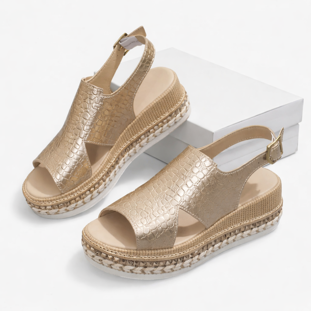 Montpellier Cushioned Wedge Sandals
