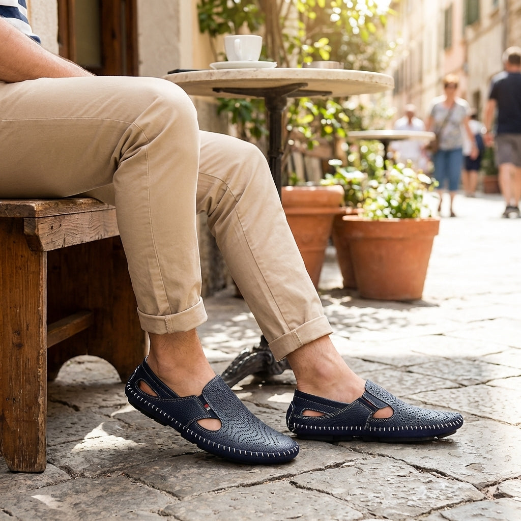 Varenna Leather Sandals