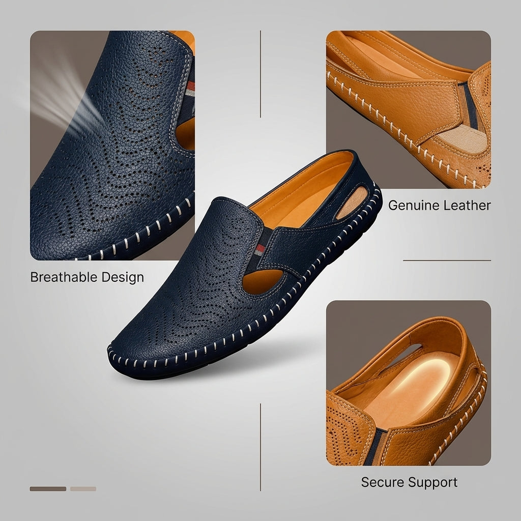 Varenna Leather Sandals